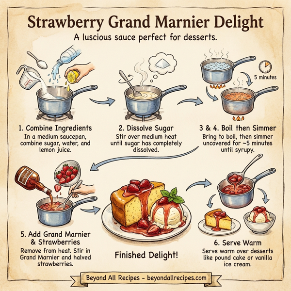 Strawberry Grand Marnier Delight instructions