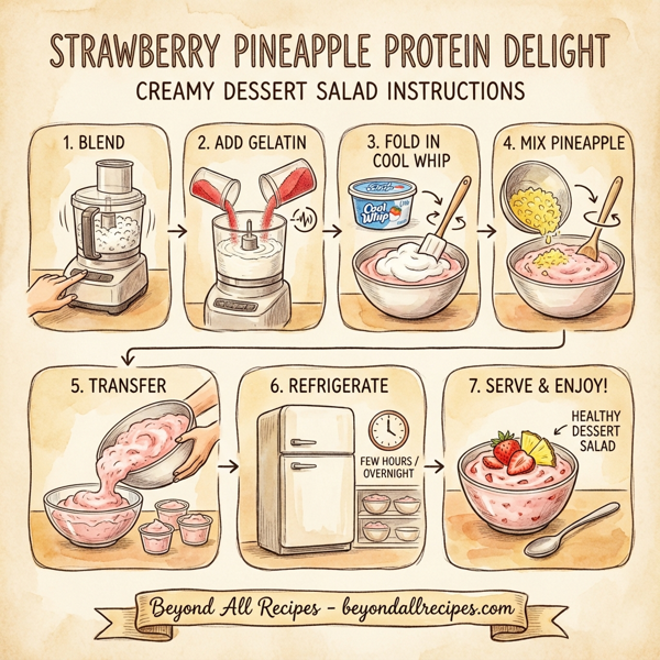 Strawberry Pineapple Protein Delight instructions