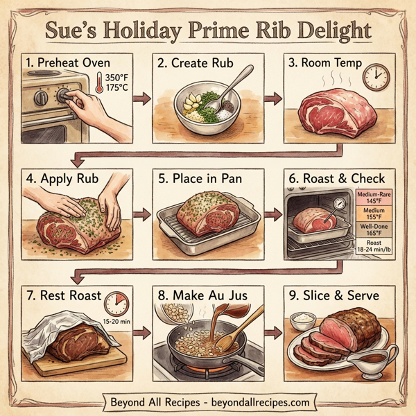 Sue's Holiday Prime Rib Delight instructions