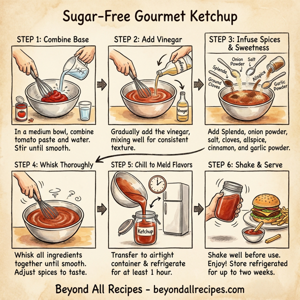 Sugar-Free Gourmet Ketchup instructions