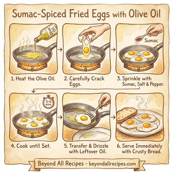 Sumac-Spiced Fried Eggs with Olive Oil instructions