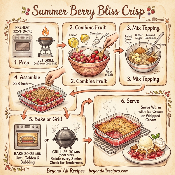 Summer Berry Bliss Crisp instructions