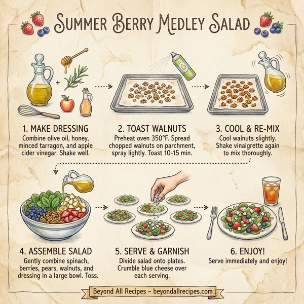 Summer Berry Medley Salad instructions