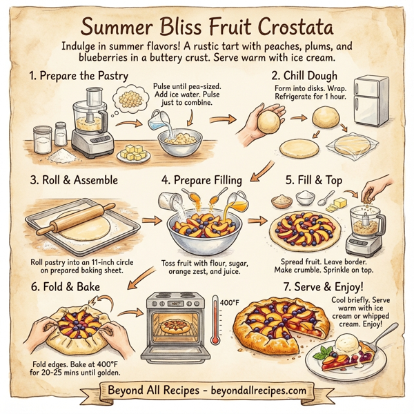 Summer Bliss Fruit Crostata instructions