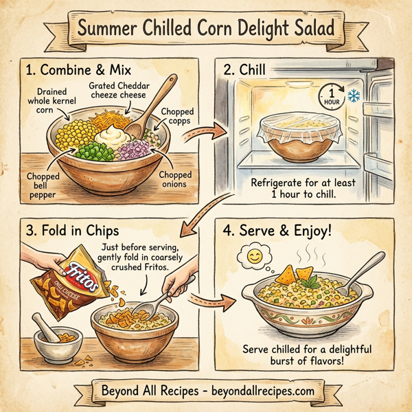 Summer Chilled Corn Delight Salad instructions