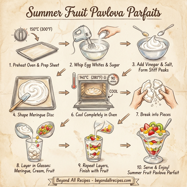 Summer Fruit Pavlova Parfaits instructions