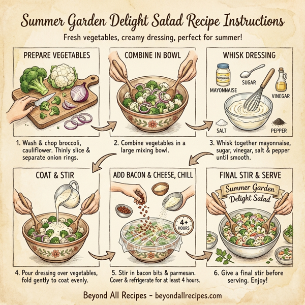 Summer Garden Delight Salad instructions