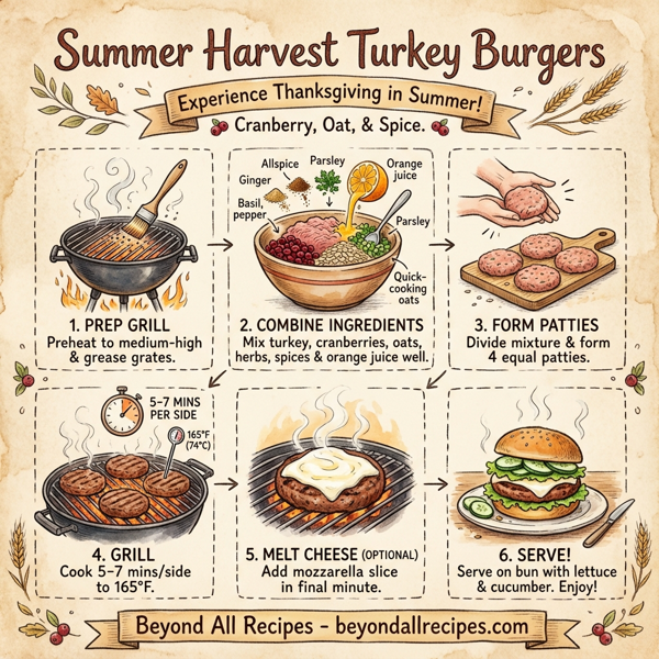 Summer Harvest Turkey Burgers instructions
