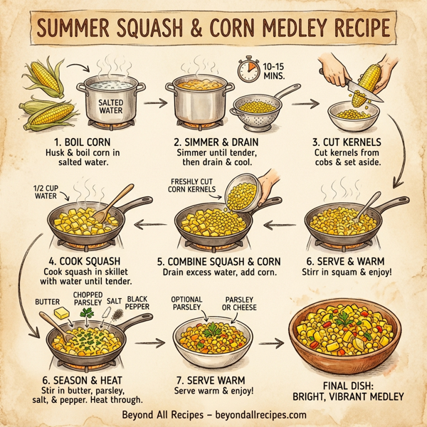 Summer Squash and Corn Medley instructions