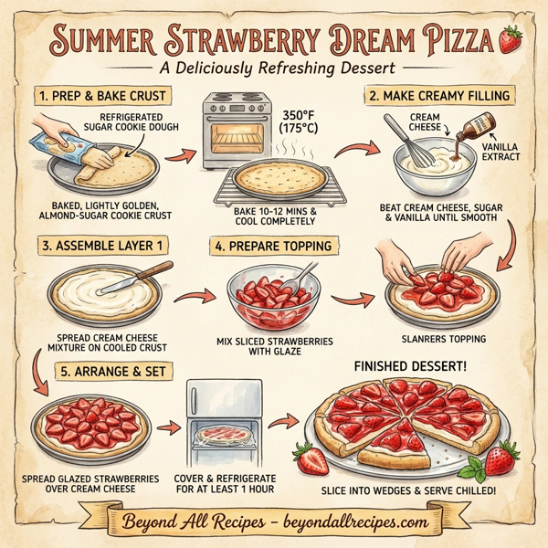 Summer Strawberry Dream Pizza instructions