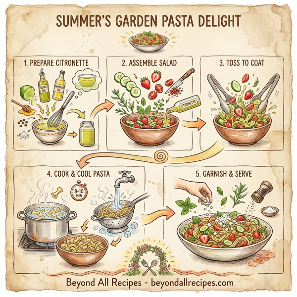 Summer's Garden Pasta Delight instructions