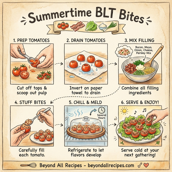 Summertime BLT Bites instructions