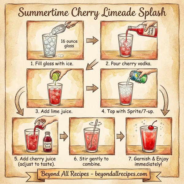 Summertime Cherry Limeade Splash instructions