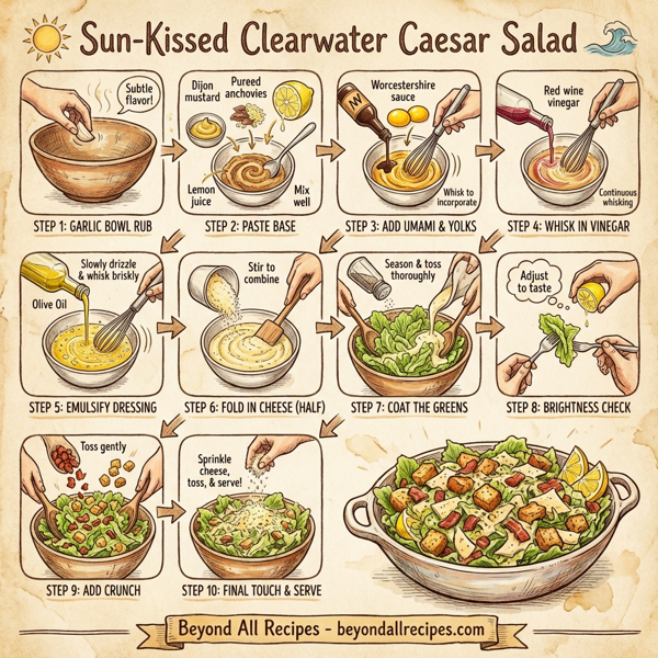 Sun-Kissed Clearwater Caesar Salad instructions