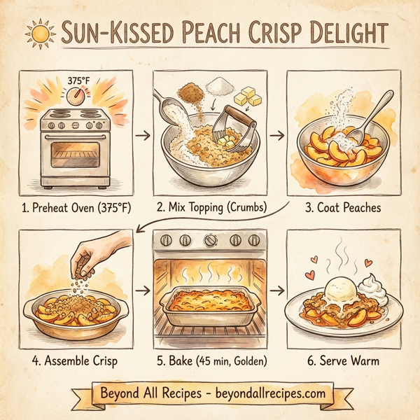 Sun-Kissed Peach Crisp Delight instructions