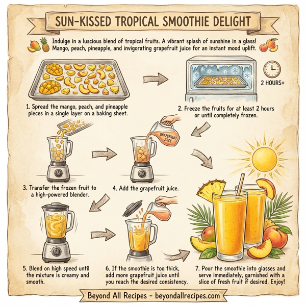Sun-Kissed Tropical Smoothie Delight instructions