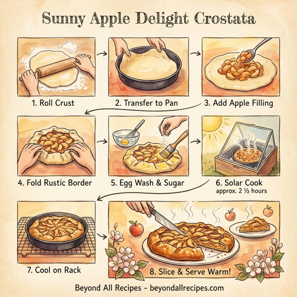 Sunny Apple Delight Crostata instructions