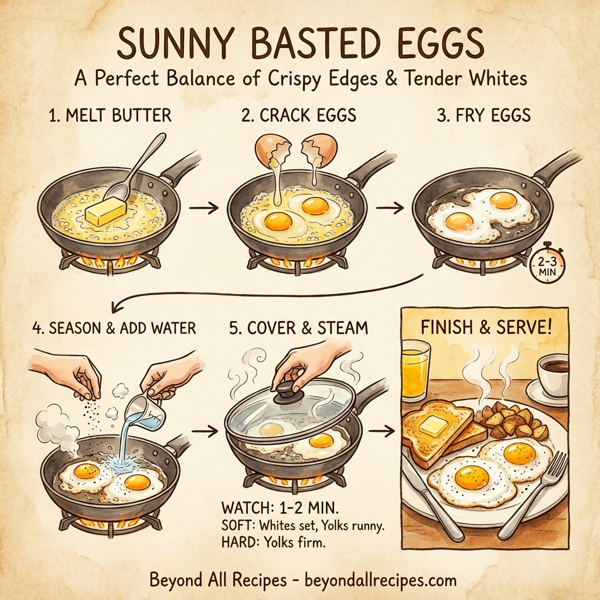 Sunny Basted Eggs instructions