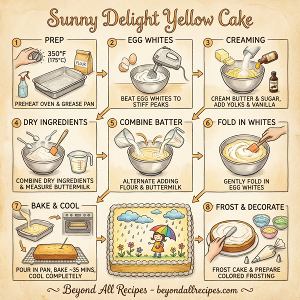 Sunny Delight Yellow Cake instructions