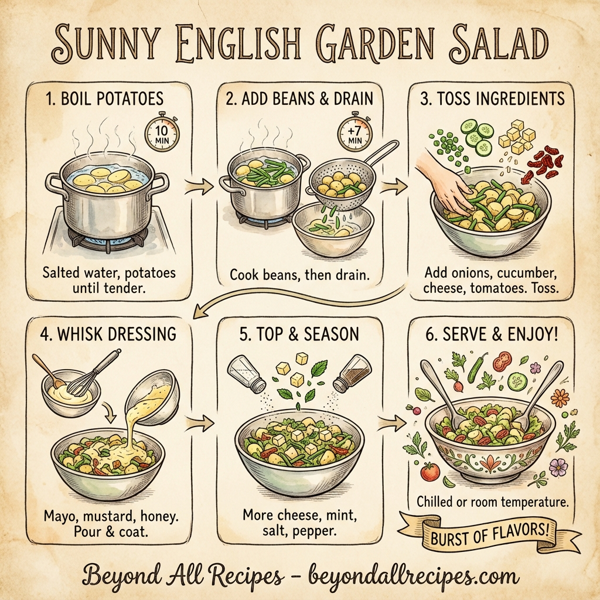 Sunny English Garden Salad instructions