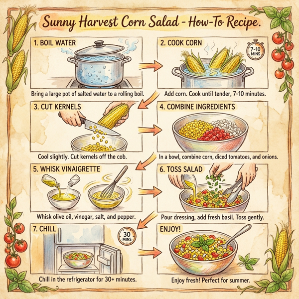 Sunny Harvest Corn Salad instructions