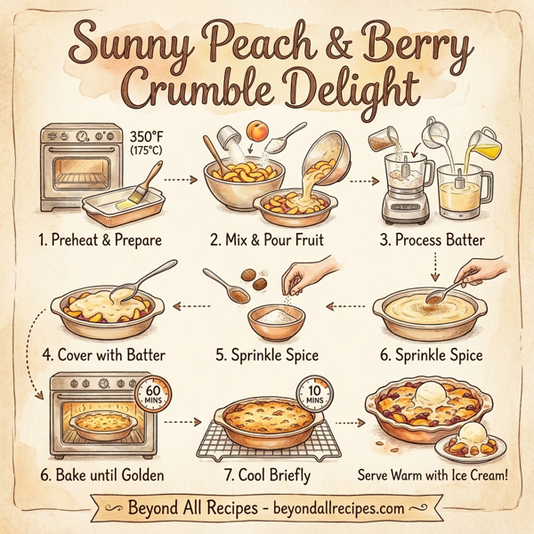 Sunny Peach & Berry Crumble Delight instructions