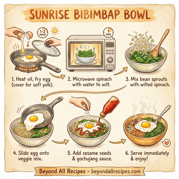 Sunrise Bibimbap Bowl instructions