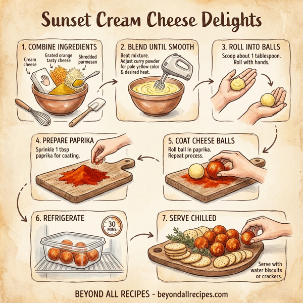 Sunset Cream Cheese Delights instructions