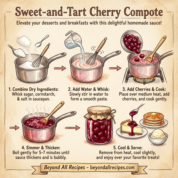 Sweet-and-Tart Cherry Compote instructions