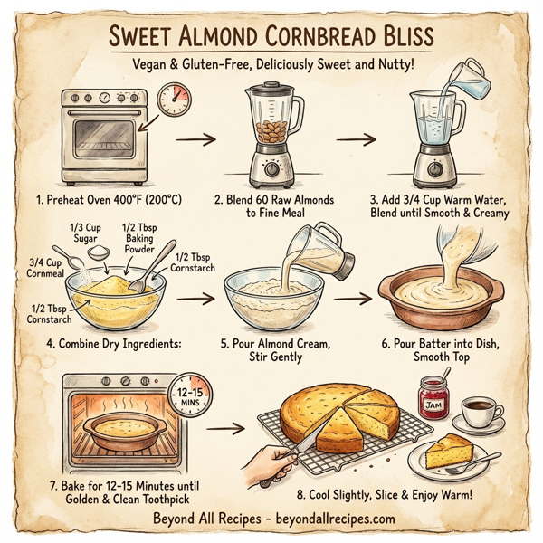 Sweet Almond Cornbread Bliss instructions