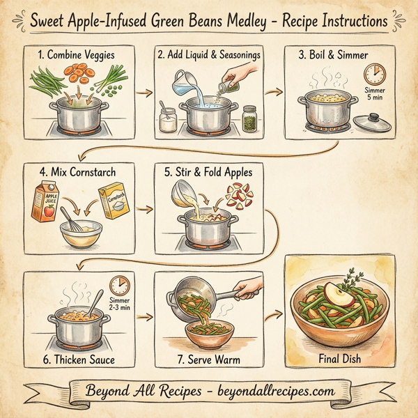 Sweet Apple-Infused Green Beans Medley instructions