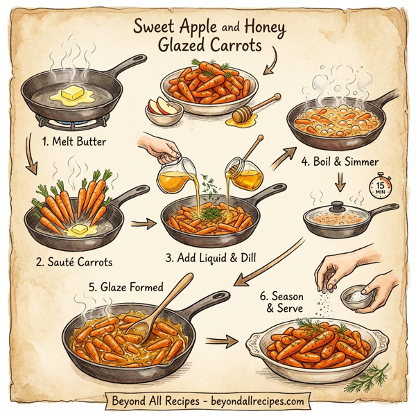 Sweet Apple and Honey Glazed Carrots instructions
