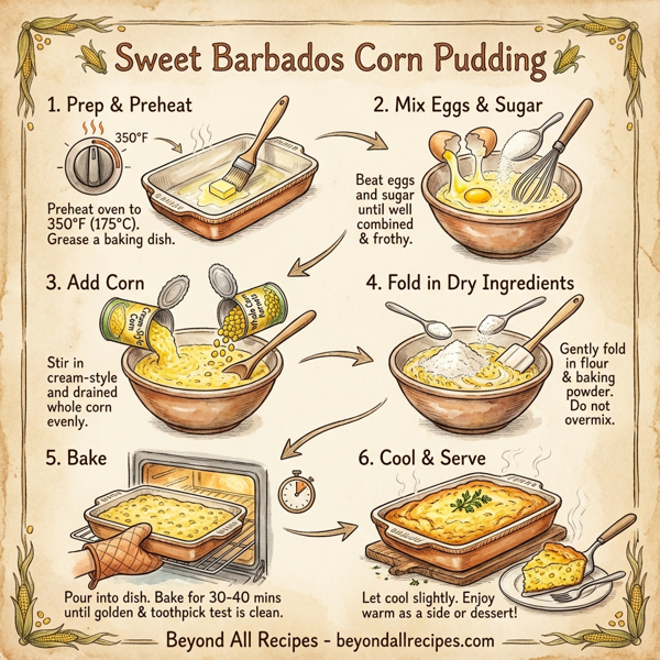 Sweet Barbados Corn Pudding instructions