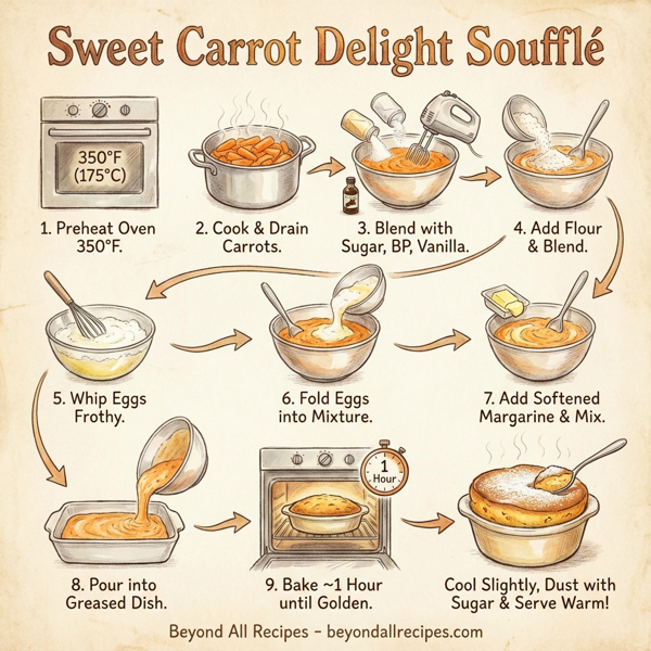 Sweet Carrot Delight Soufflé instructions