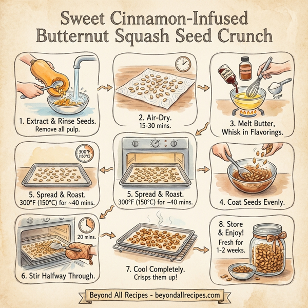 Sweet Cinnamon-Infused Butternut Squash Seed Crunch instructions