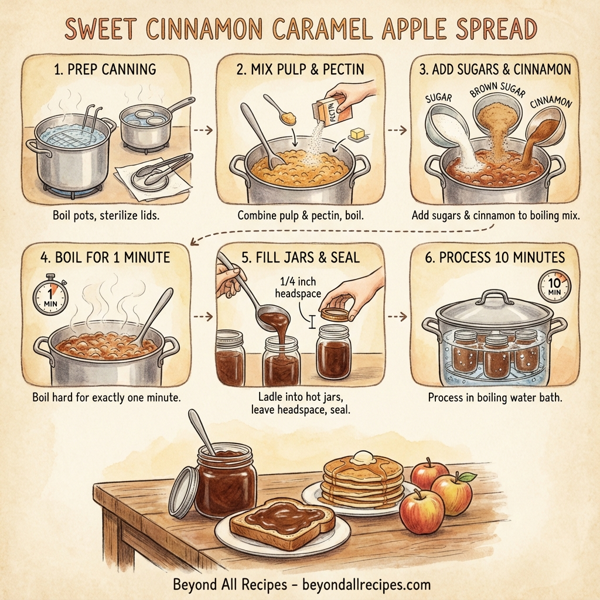 Sweet Cinnamon Caramel Apple Spread instructions