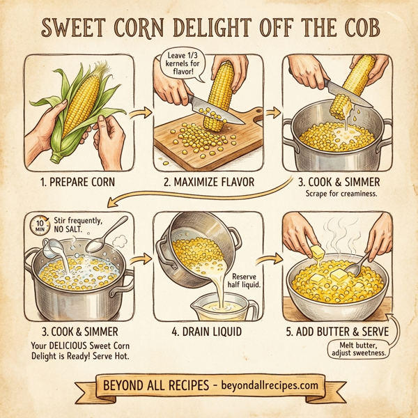 Sweet Corn Delight Off the Cob instructions