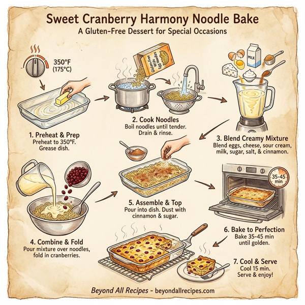 Sweet Cranberry Harmony Noodle Bake instructions