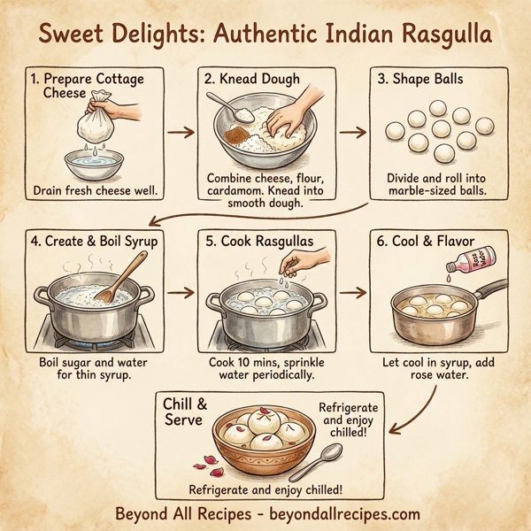 Sweet Delights: Authentic Indian Rasgulla instructions
