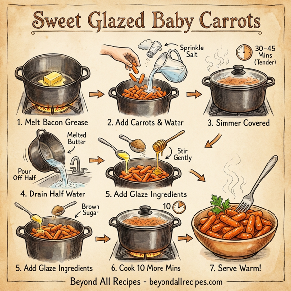 Sweet Glazed Baby Carrots instructions