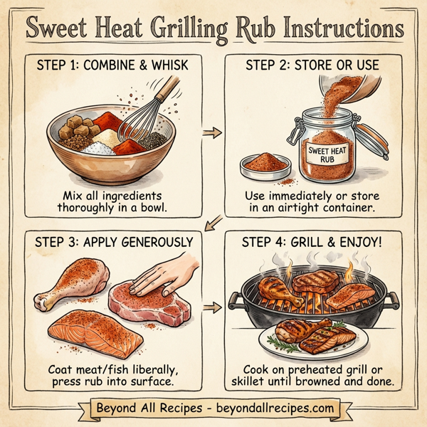 Sweet Heat Grilling Rub instructions