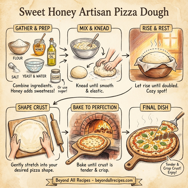 Sweet Honey Artisan Pizza Dough instructions