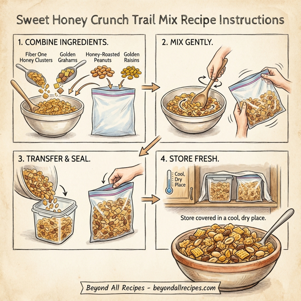 Sweet Honey Crunch Trail Mix instructions