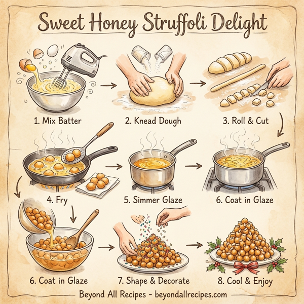Sweet Honey Struffoli Delight instructions