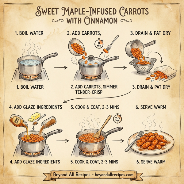 Sweet Maple-Infused Carrots with Cinnamon instructions