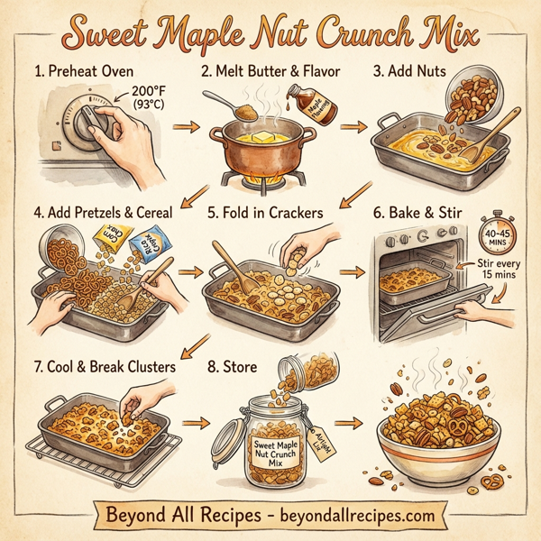 Sweet Maple Nut Crunch Mix instructions