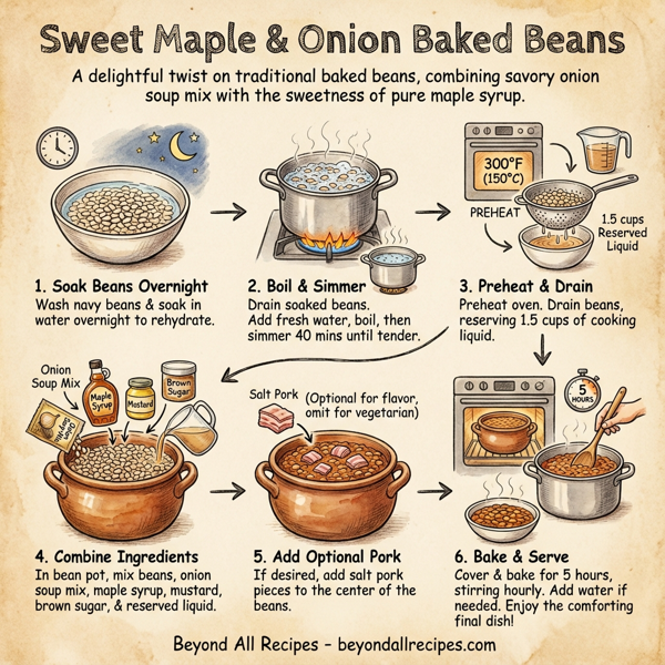 Sweet Maple & Onion Baked Beans instructions