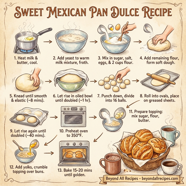 Sweet Mexican Pan Dulce instructions