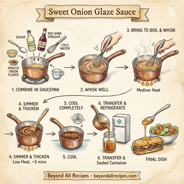 Sweet Onion Glaze Sauce instructions