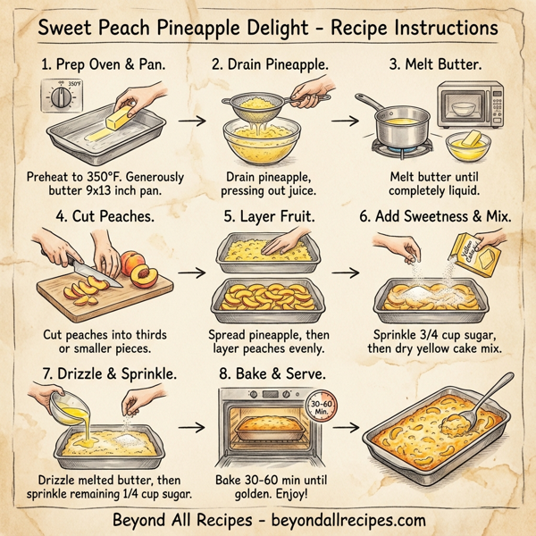Sweet Peach Pineapple Delight instructions